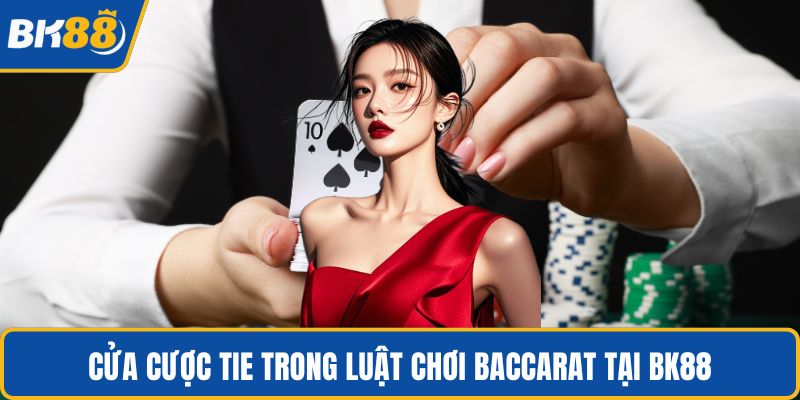 Cửa cược Tie trong luật chơi baccarat tại BK88